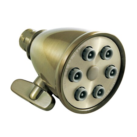 Showerscape Shower Head, Antique Brass, Wall Mount K138A3
